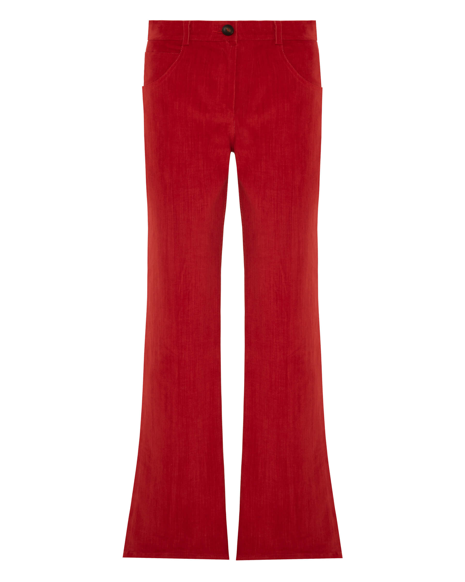 five-pocket-trousers in velvet