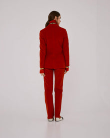 five-pocket-trousers in velvet