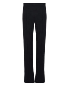 slim trousers with ribbing