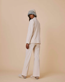 trousers with side zip