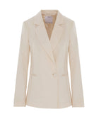 sfizio double-breasted blazer+23FE3877COTTON_120