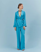 sfizio envers satin pajama jacket+23FE4003SATIN_700