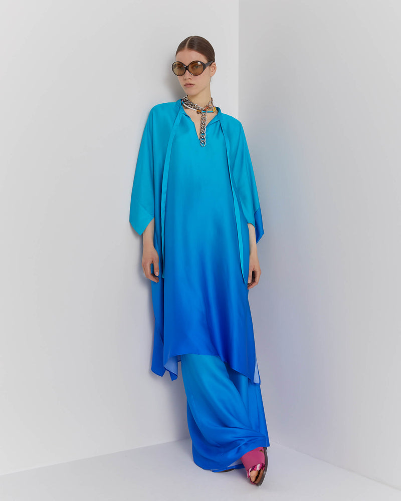 sfizio kaftan with banded collar+23FE6018RAY_700