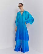 sfizio kaftan with banded collar+23FE6018RAY_700