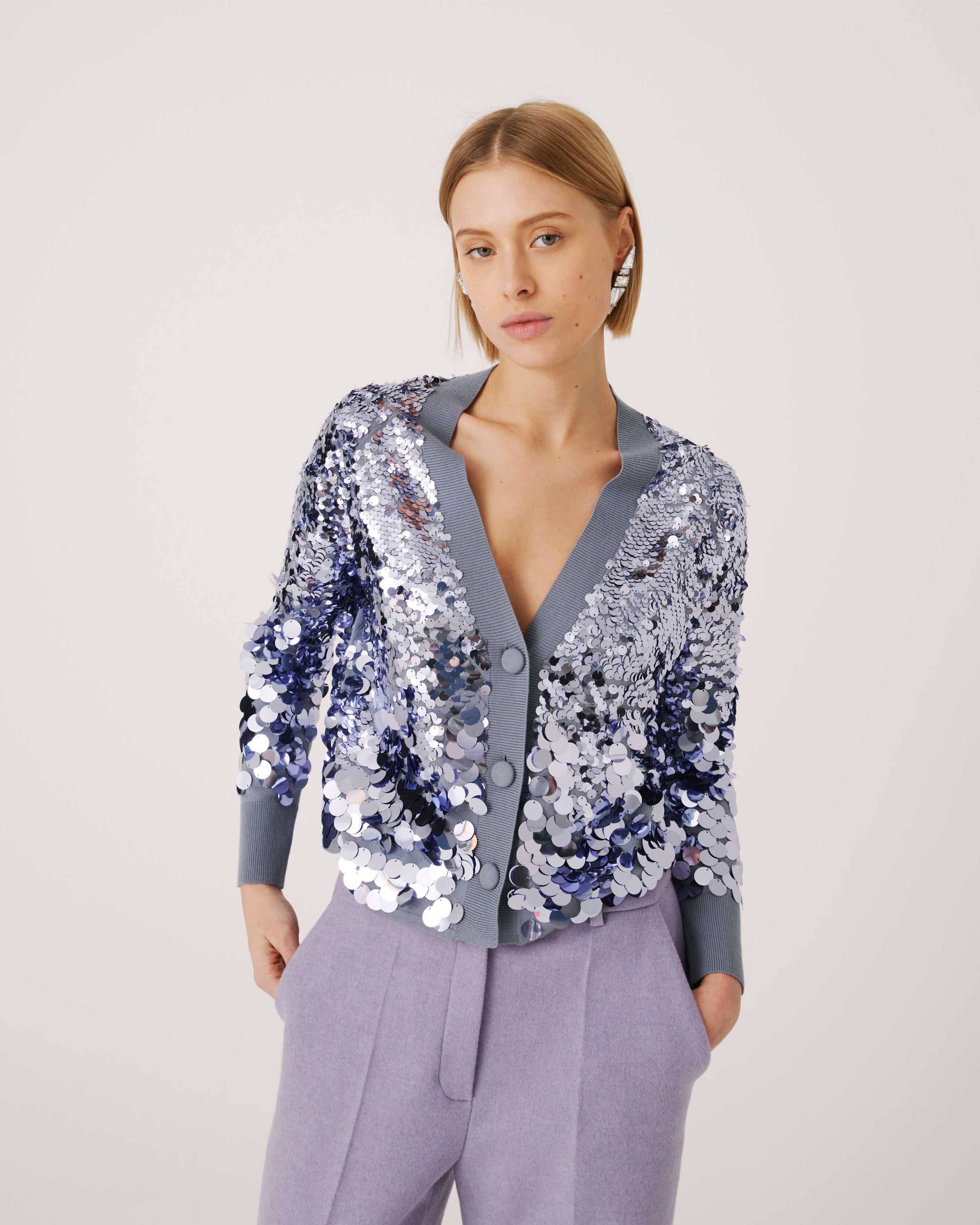 CARDIGAN WITH SEQUINS