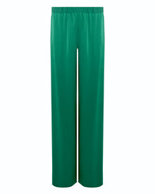 palazzo trousers of shiny satin