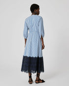 striped dress with broderie anglaise+24FE6198STICK_590