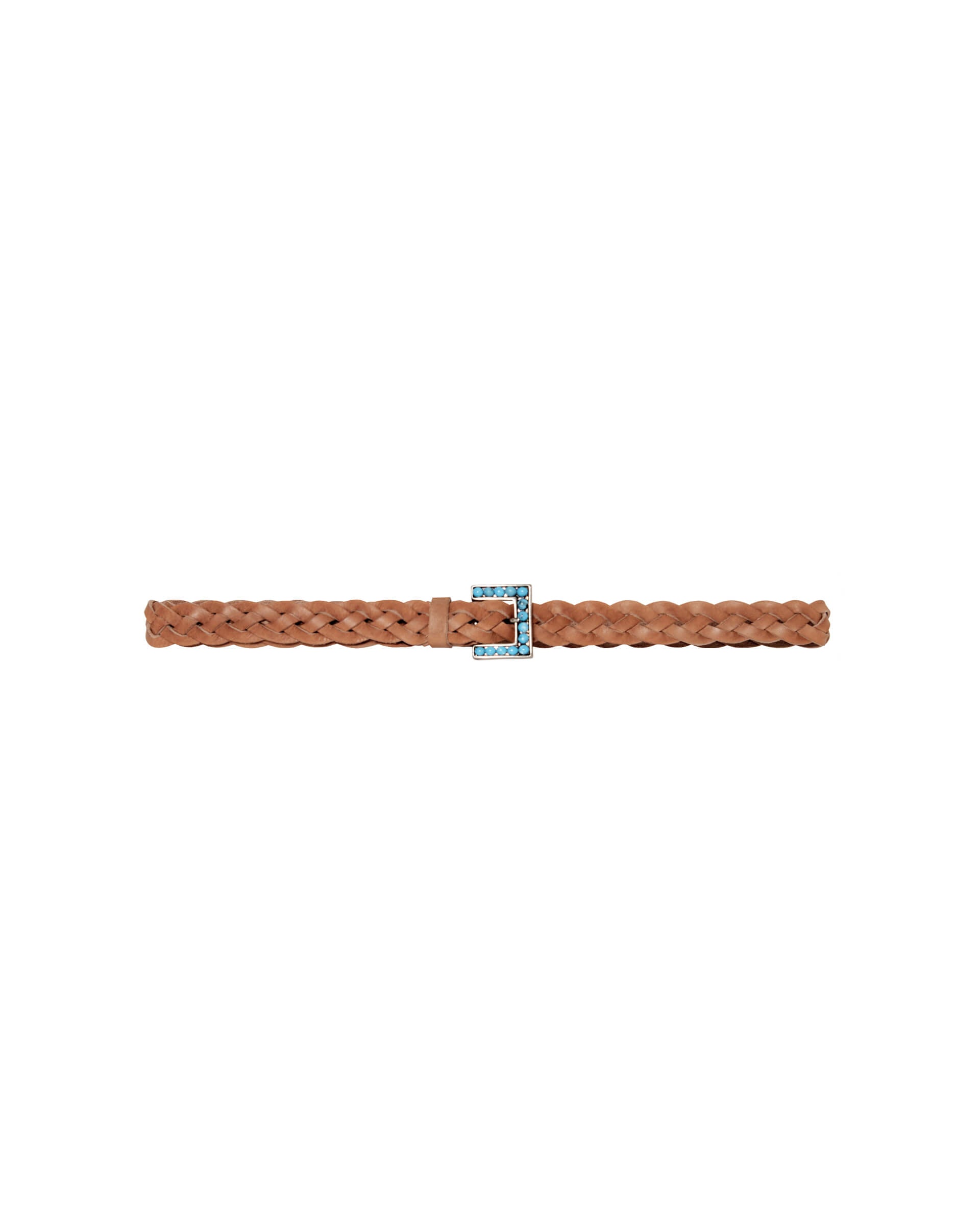 braided belt with stones +24FE9708BELT_205