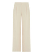 LYOCELL AND LINEN PALAZZO PANTS