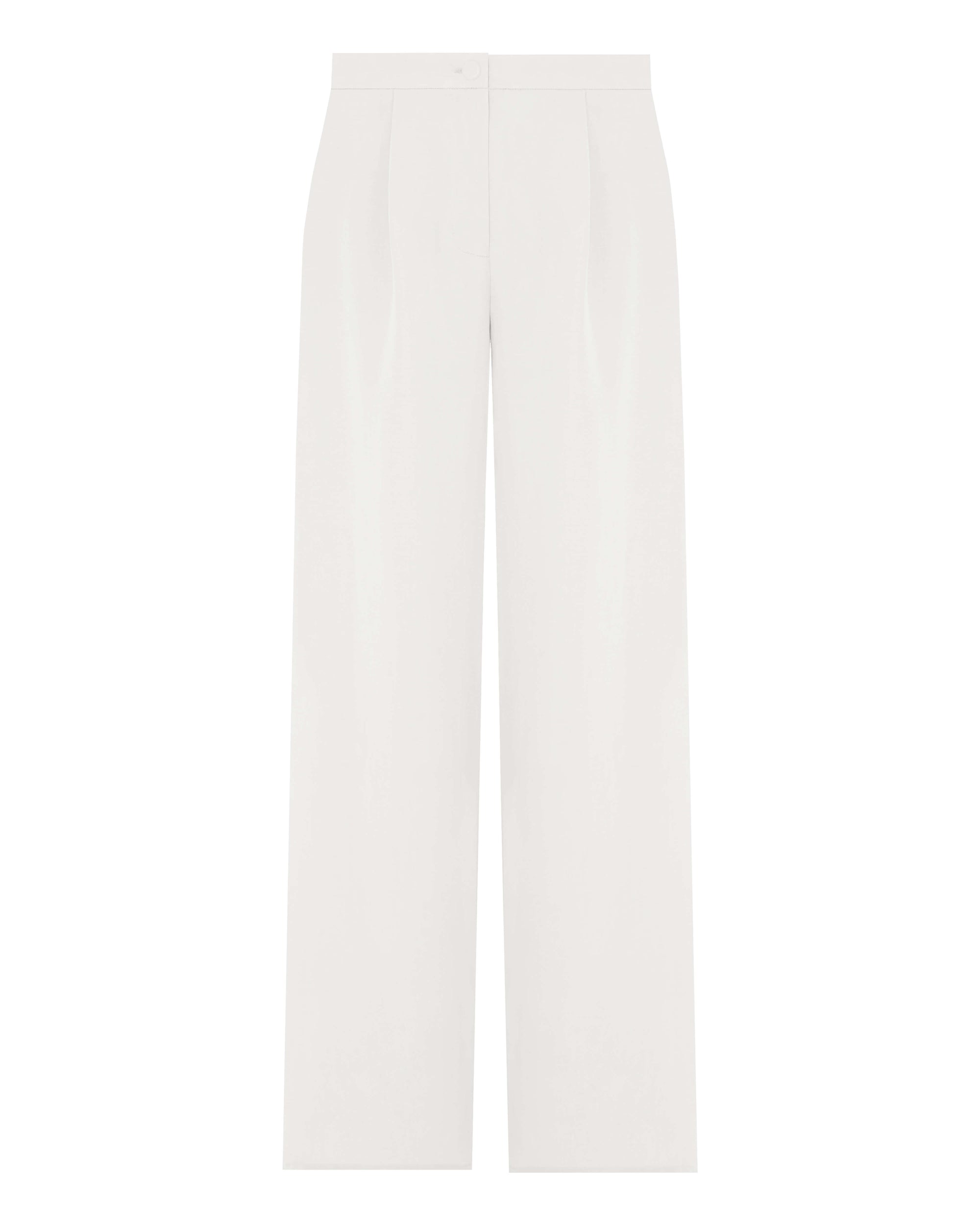 LYOCELL AND LINEN PALAZZO PANTS