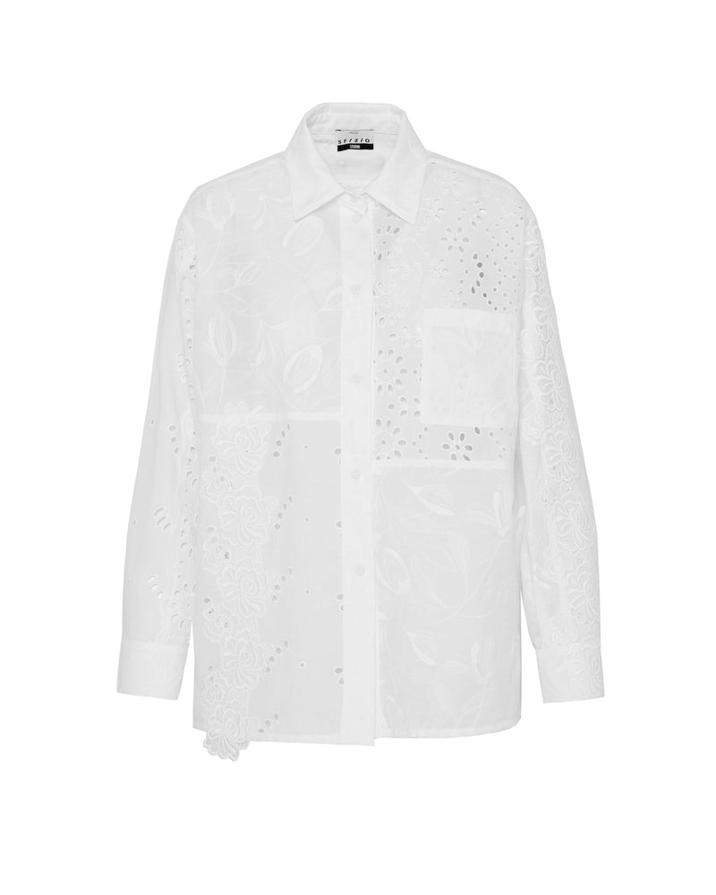 PATCHWORK SANGALLO EMBROIDERY SHIRT