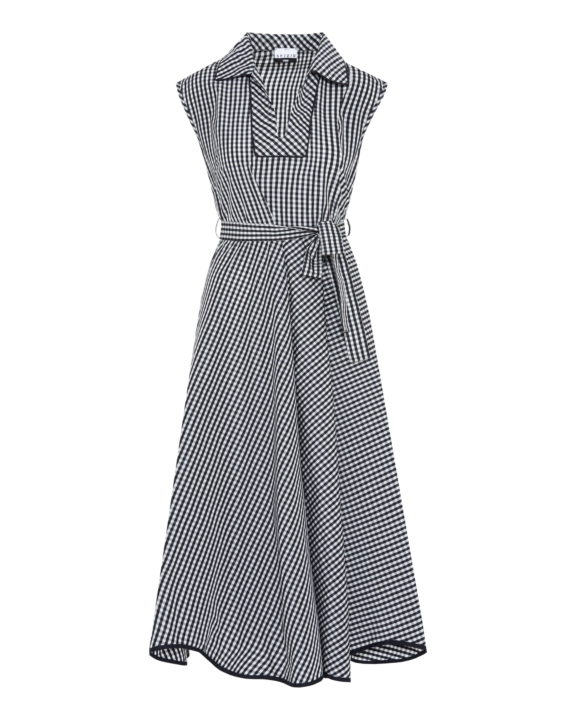 GINGHAM POLO DRESS