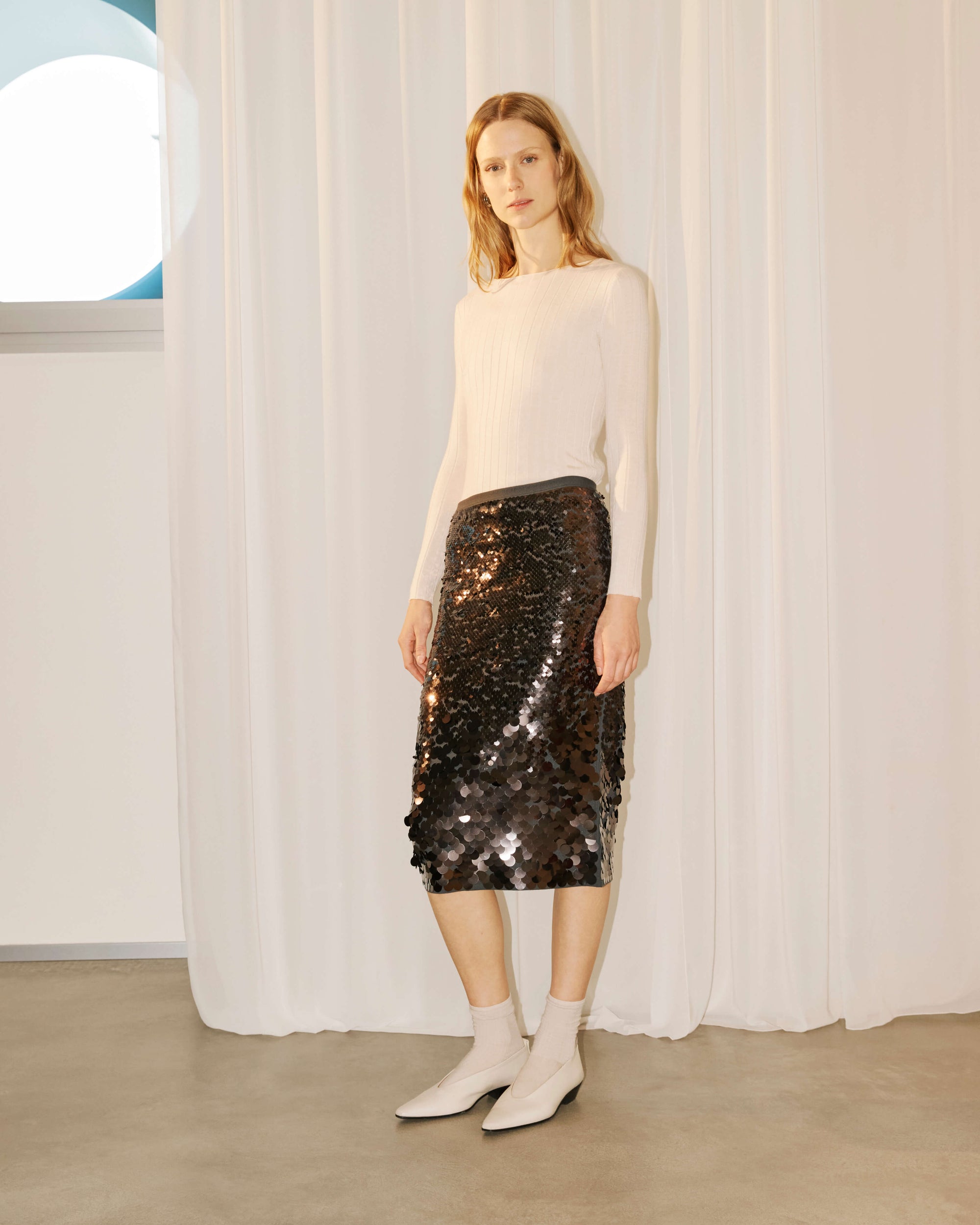 SFIZIO STUDIO PENCIL SKIRT WITH SEQUINS 24FA5847PARTY_95