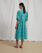 SHIRT DRESS WITH SANGALLO EMBROIDERY