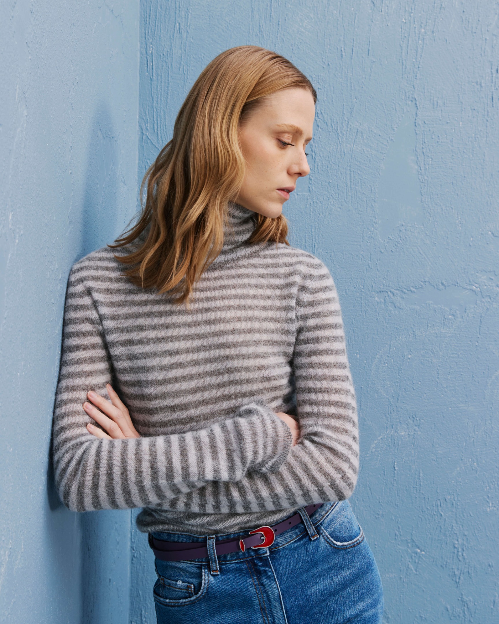 TURTLENECK SWEATER IN ALPACA BLEND